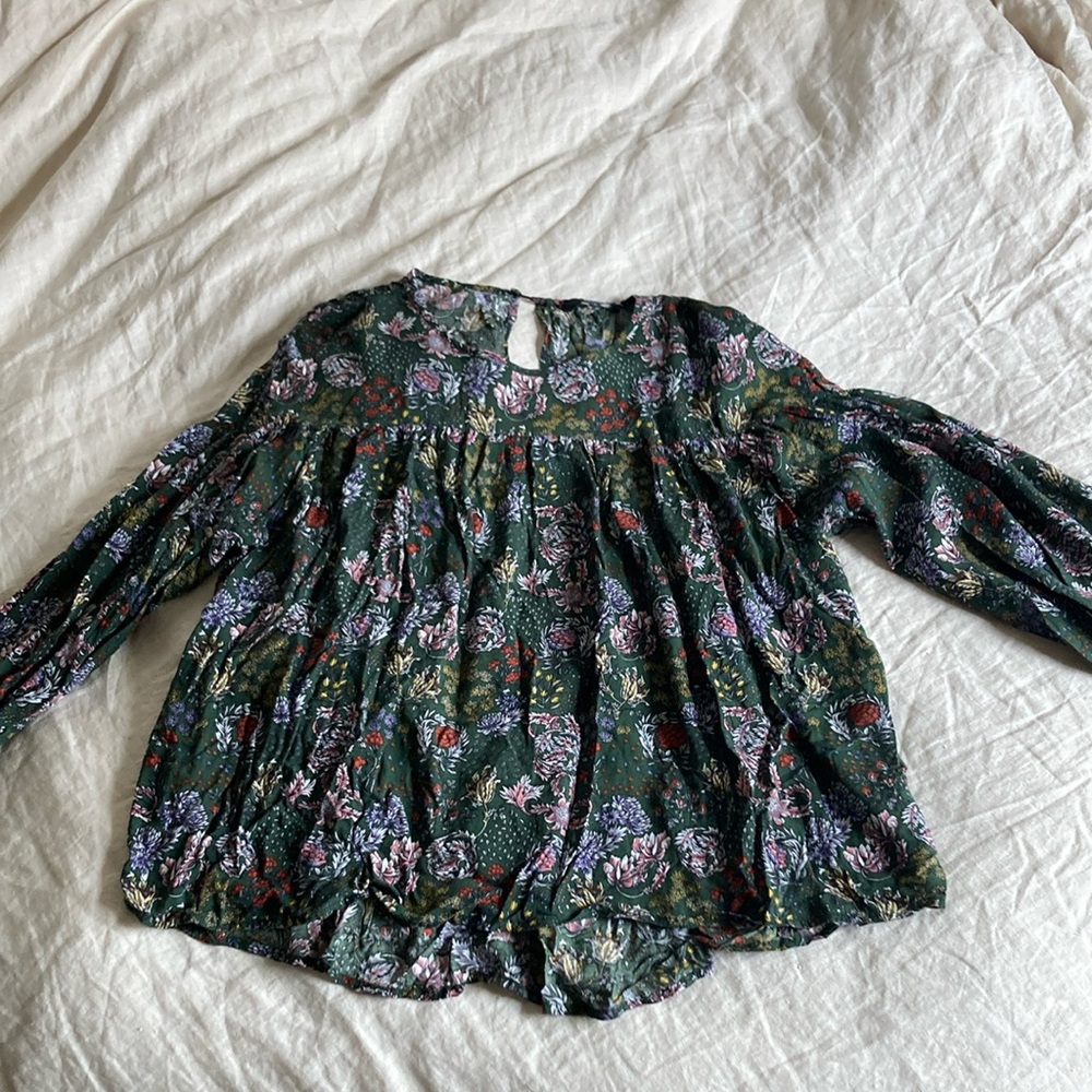 Floral Long Sleeve Blouse